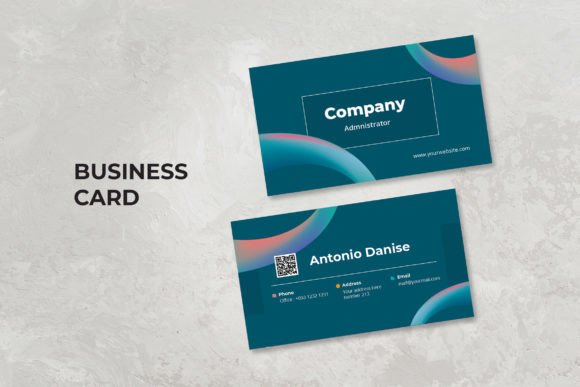 Business Card – Simple Blue Theme for Professional Identity
