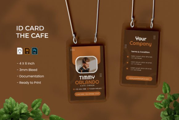 Cafe - ID Card: Modern Design for Professional Identity