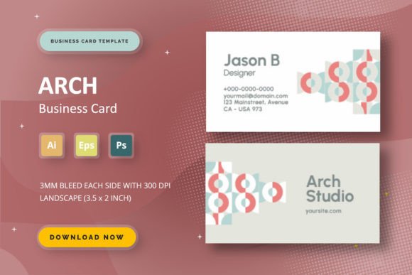 Elevate Your Brand Identity with the Arch Business Card