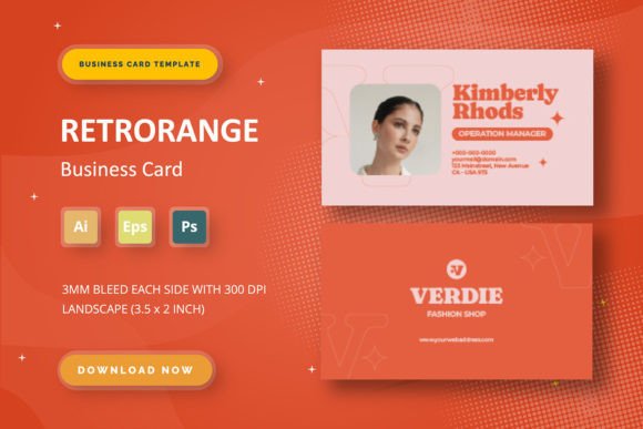 Retrorange - Business Card: A Practical Workflow for Professional Identity