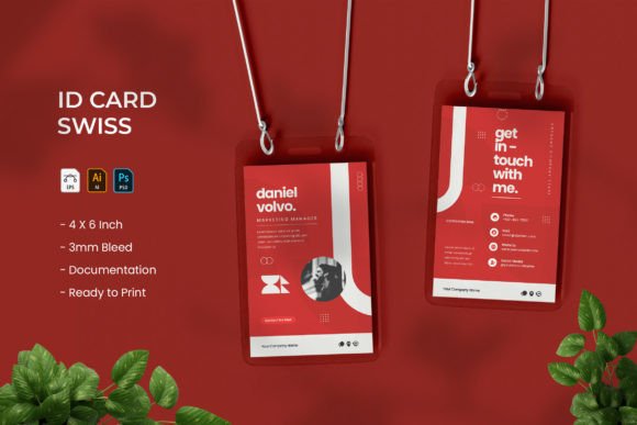 Swiss - ID Card: Modern Identity Design for Professionals